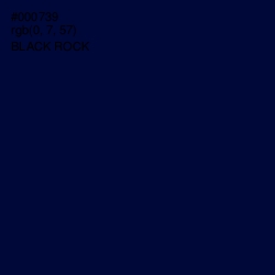 #000739 - Black Rock Color Image