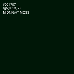 #001707 - Midnight Moss Color Image
