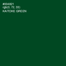#004821 - Kaitoke Green Color Image