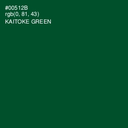 #00512B - Kaitoke Green Color Image