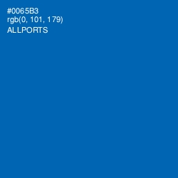 #0065B3 - Allports Color Image