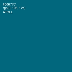 #00677C - Atoll Color Image