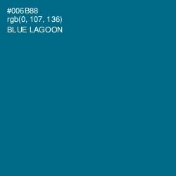 #006B88 - Blue Lagoon Color Image