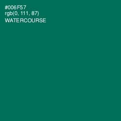 #006F57 - Watercourse Color Image