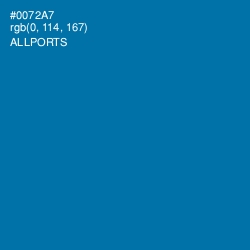 #0072A7 - Allports Color Image