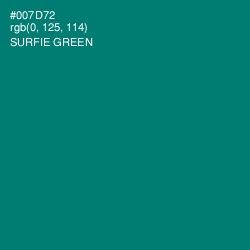 #007D72 - Surfie Green Color Image
