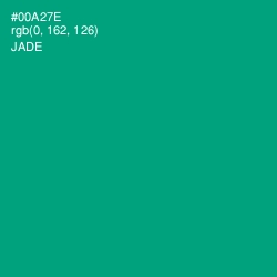 #00A27E - Jade Color Image