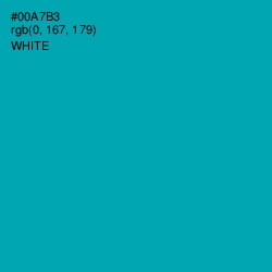 #00A7B3 - Bondi Blue Color Image