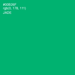 #00B26F - Jade Color Image