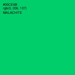 #00CE6B - Malachite Color Image