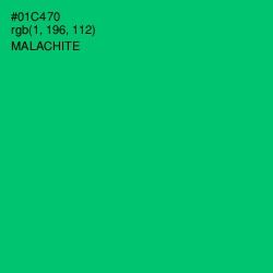 #01C470 - Malachite Color Image