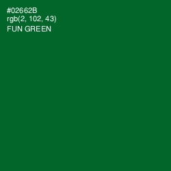 #02662B - Fun Green Color Image