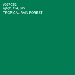 #027C52 - Tropical Rain Forest Color Image