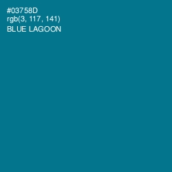#03758D - Blue Lagoon Color Image