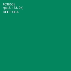 #03855E - Deep Sea Color Image