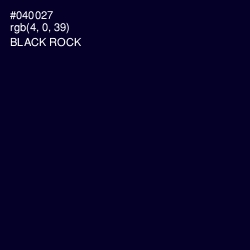 #040027 - Black Rock Color Image