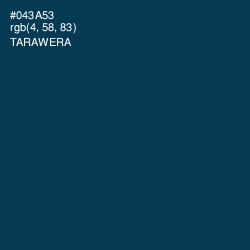 #043A53 - Tarawera Color Image