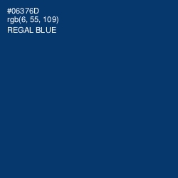 #06376D - Regal Blue Color Image