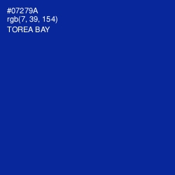 #07279A - Torea Bay Color Image