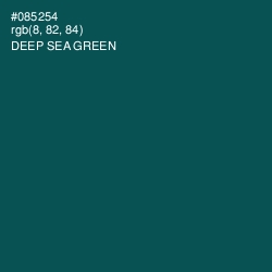 #085254 - Deep Sea Green Color Image