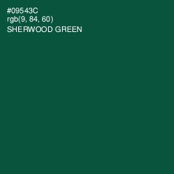#09543C - Sherwood Green Color Image