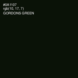 #0A1107 - Gordons Green Color Image
