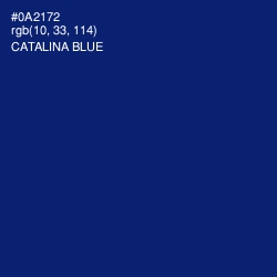 #0A2172 - Catalina Blue Color Image