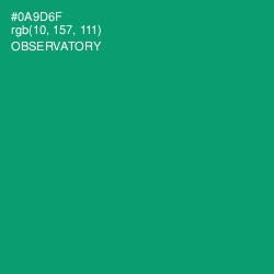 #0A9D6F - Observatory Color Image