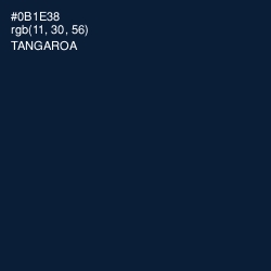 #0B1E38 - Tangaroa Color Image