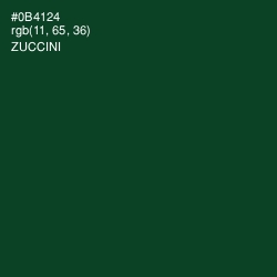 #0B4124 - Zuccini Color Image