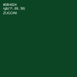 #0B4524 - Zuccini Color Image
