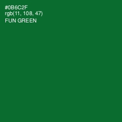 #0B6C2F - Fun Green Color Image