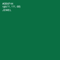 #0B6F44 - Jewel Color Image