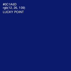 #0C1A6D - Lucky Point Color Image