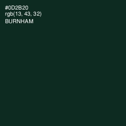 #0D2B20 - Burnham Color Image