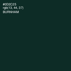 #0D2C25 - Burnham Color Image