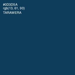 #0D3D5A - Tarawera Color Image