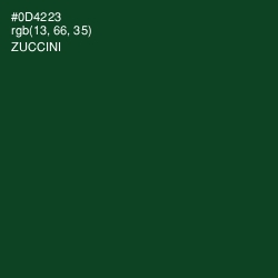 #0D4223 - Zuccini Color Image