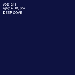 #0E1241 - Deep Cove Color Image