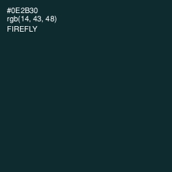 #0E2B30 - Firefly Color Image