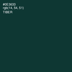 #0E3633 - Tiber Color Image
