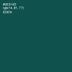 #0E514D - Eden Color Image