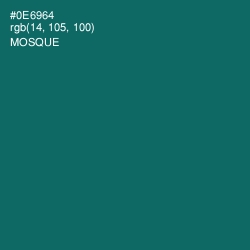 #0E6964 - Mosque Color Image