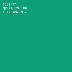 #0E9F77 - Observatory Color Image