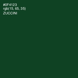 #0F4123 - Zuccini Color Image