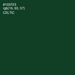 #103F25 - Celtic Color Image