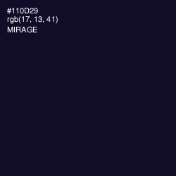#110D29 - Mirage Color Image