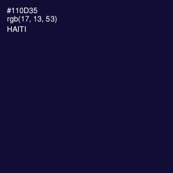 #110D35 - Haiti Color Image