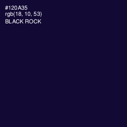 #120A35 - Black Rock Color Image