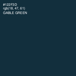 #122F3D - Gable Green Color Image